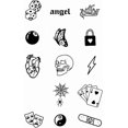 thumbnail image 3 of shiyou-Tattoo Tech, 2 Sheets Medium Semi Permanent Tattoo, Temporary Tattoos, Last 1-2 Weeks, Waterproof, Realistic Look, No Adhesive, No Reflection (Small Tattoo), 3 of 4
