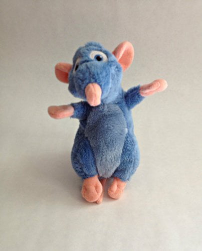 New Disney Ratatouille Remy Rat With Cheese White hat Soft Plush Toy 