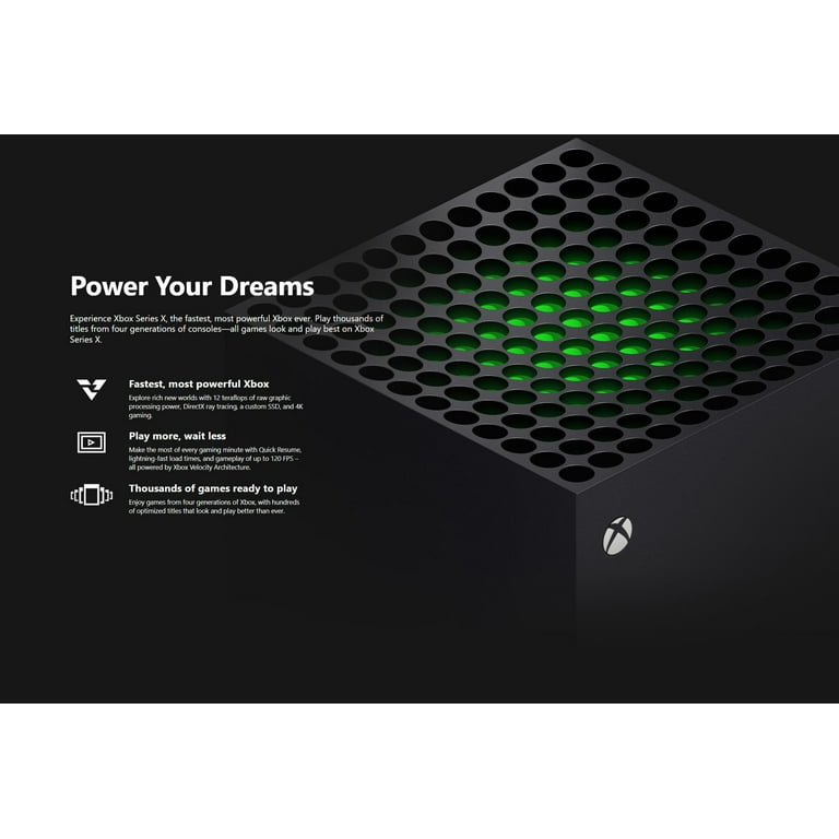 Microsoft Xbox Series X 1TB Console - Black, Fastest