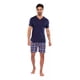 thumbnail image 4 of Pijama Para Hombre Alfani Urban, Conjunto Playera Y Bermuda, 4 of 7