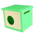 thumbnail image 2 of Cat House para al aire libre Cats Stars Shelter Suministros para mascotas Cama de gato impermeable al aire libre beige, 2 of 8