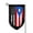Fillet, variant on America Puerto-Rico Flag Garden Flag Vertical Double Sided Yard Outdoor Decoration 12.5 x 18 Inch Square