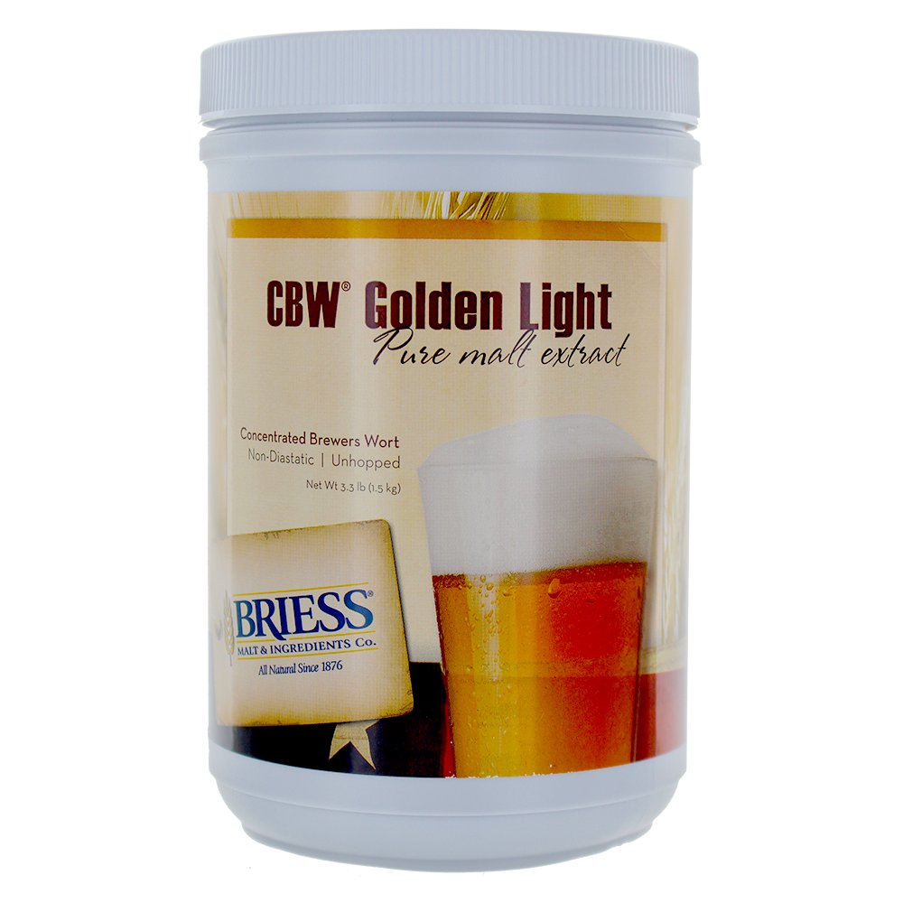 Briess Liquid Malt Extract Golden Light for Homebrew