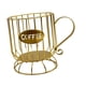 thumbnail image 5 of Soporte para cápsulas de café Cesta para almacenar cápsulas de café Cesta compacta multifuncional para cápsulas de café Oro pequeño, 5 of 9