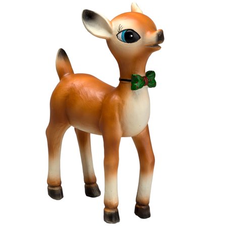 Download Large Vintage Resin Reindeer Boy - Walmart.com - Walmart.com