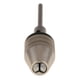 thumbnail image 1 of Adaptador de mandril de taladro de vástago hexagonal sin llave para llave de impacto, herramienta de conversión, mandril de taladro 0.3-3.4 mm 2.35 mm vástago redondo, 1 of 8