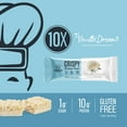 thumbnail image 5 of Genius Gourmet Crispy Protein Treat - Vanilla Dream Low Carb Low Sugar Snacks (10 Protein Bars), 5 of 7