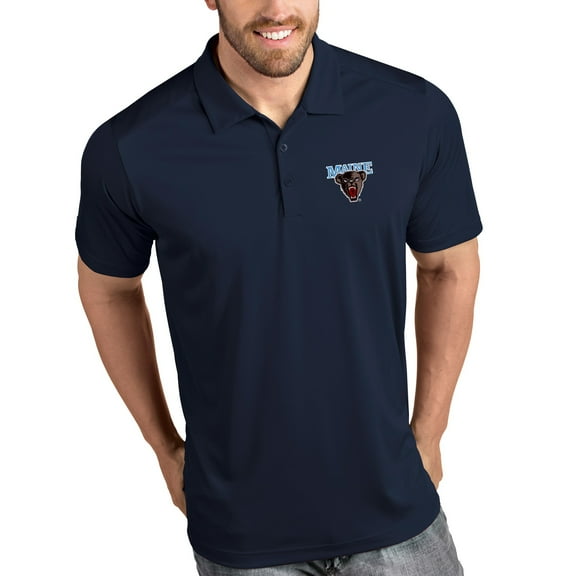 Maine Black Bears Antigua Tribute Polo - Navy