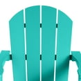 thumbnail image 3 of WestinTrends Malibu Outdoor Patio Porch Rocking Adirondack Chair (Set of 2), Turquoise, 3 of 17
