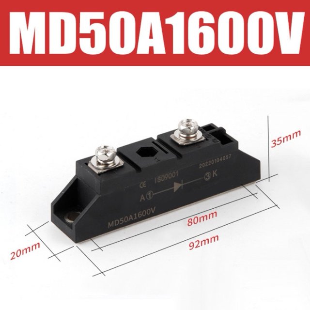 MYG Module de Diode Anti-Retour MD50A/MD100A/MD200A1600V