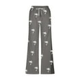 thumbnail image 5 of Pantalones largos para hombre, cintura elástica, transpirables, cómodos, suaves, informales, de playa, de poliéster., 5 of 5
