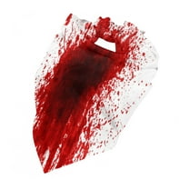 Red-Splatter-Pattern Puppy Bandana Printing Dog Bib Scarf For Small Medium Large Dogs Cats Pets