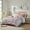 4#Coral,Polyester, variant on Twin Xl Plaid Comforter Set with Bed Sheets,Navy Multi Polyester Household Supplies Décor Bedding Bedding Sets