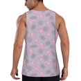 thumbnail image 3 of Fotbe Flamingo Pattern Men's Quick Dry Workout Tank Top Gym Muscle Tee Fitness Bodybuilding Sleeveless T Shirt Breathable Workout Shirt-XX-Large, 3 of 9