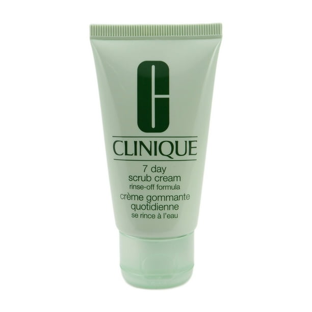 Clinique Clinique 7 Day Scrub Cream RinseOff Formula, Travel Size Tube 1oz /30ml Walmart