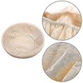 thumbnail image 4 of 6 Packs Of Bread Proofing Basket Cloth Cover Bread Proofing Basket Lining Cloth 2 Size, 4 of 5