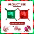 thumbnail image 2 of Shiyou-25 Pcs Décorations de Ballons Verts et Rouges, Kit d'Arche de Ballons Double Face Carrés de Noël, 2 of 4