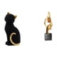 thumbnail image 1 of Estatua de gato, figura decorativa de resina, escultura de arte abstracto coleccionable para entrada, estantería, sala de estar, dormitorio, casa, ofi, 1 of 8