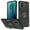Black, variant on For Motorola Moto G 5G 2024 Armor Hybrid with Ring Holder Kickstand Shockproof Heavy-Duty Durable Rugged Dual Layer Cover ,Xpm Phone Case [ Blue ]