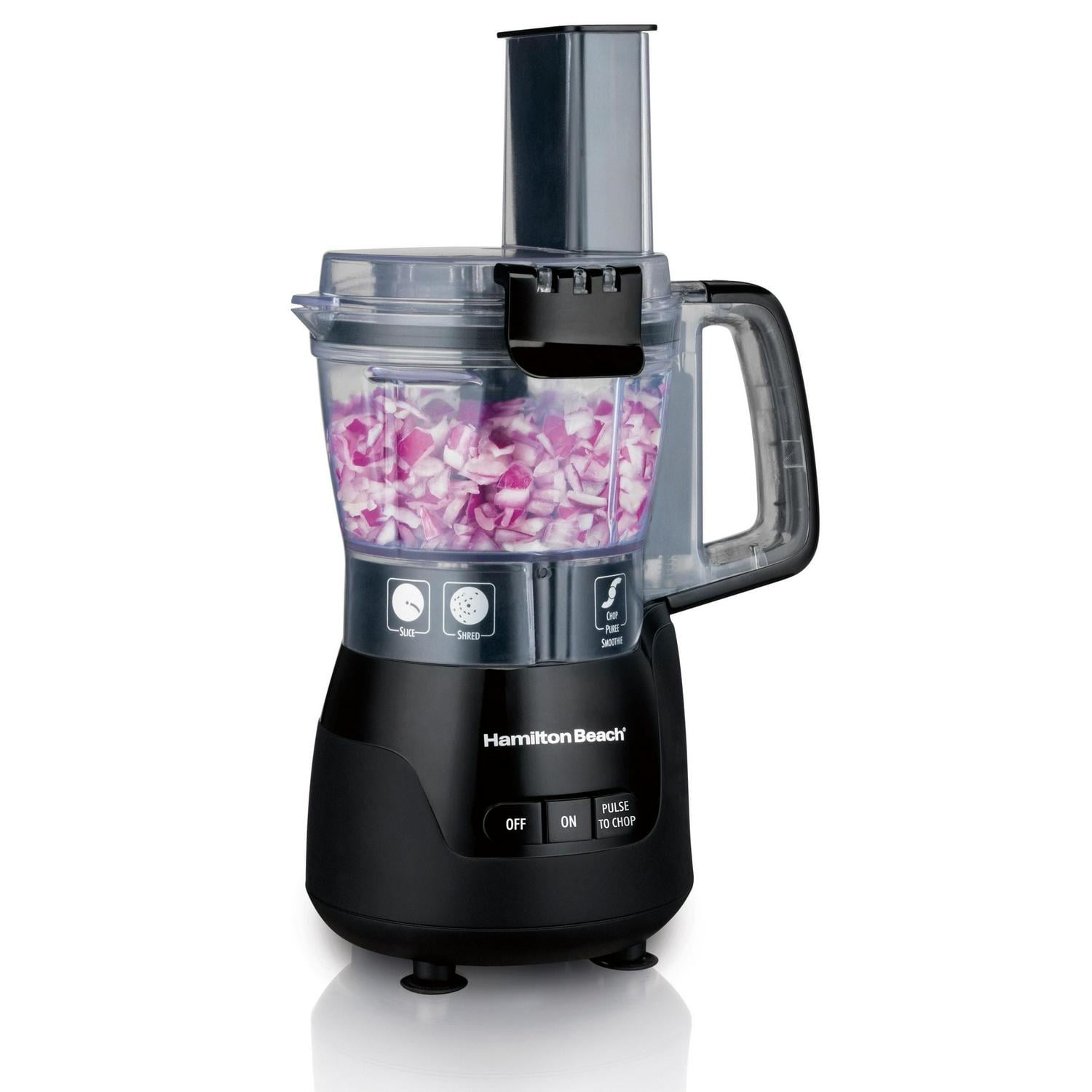 Hamilton Beachu00ae 12-Cup Big Mouth Duo Plus Food Processor 70580