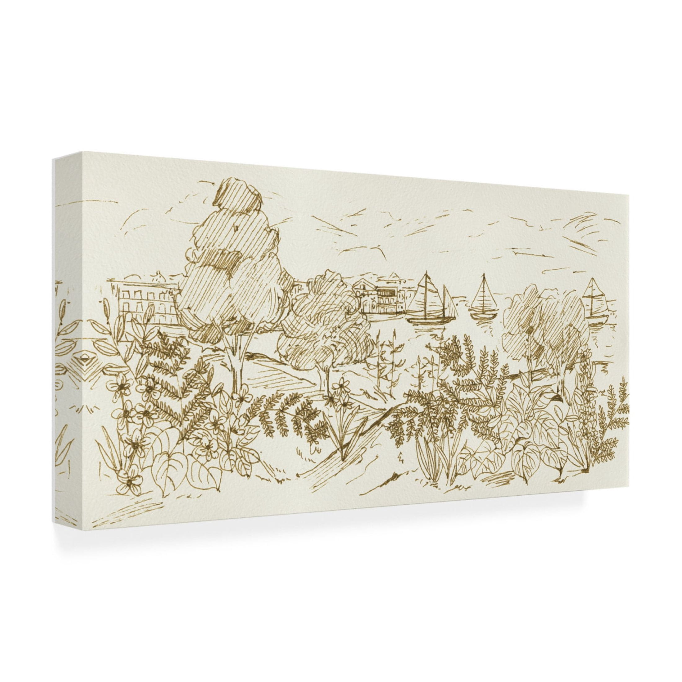Trademark Fine Art Melissa Wang Autumn Landing I Canvas Wall Art