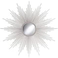 thumbnail image 2 of Tx USA Corporation Home Decorative 32" Metal And Steel Sunburst Wall Mirror - Silver, 2 of 2
