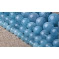 thumbnail image 4 of K-KED 6/8/10/12/14mm Natural Round Blue Brazilian Aquamarine Gemstones Loose Beads 15"-10mm, 4 of 4