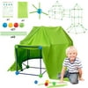 Gyouwnll Toddler Toys Diy Construction Kit For Kids Build Fort Castles Tents Rockets Tunnels Play Set Little Tikes