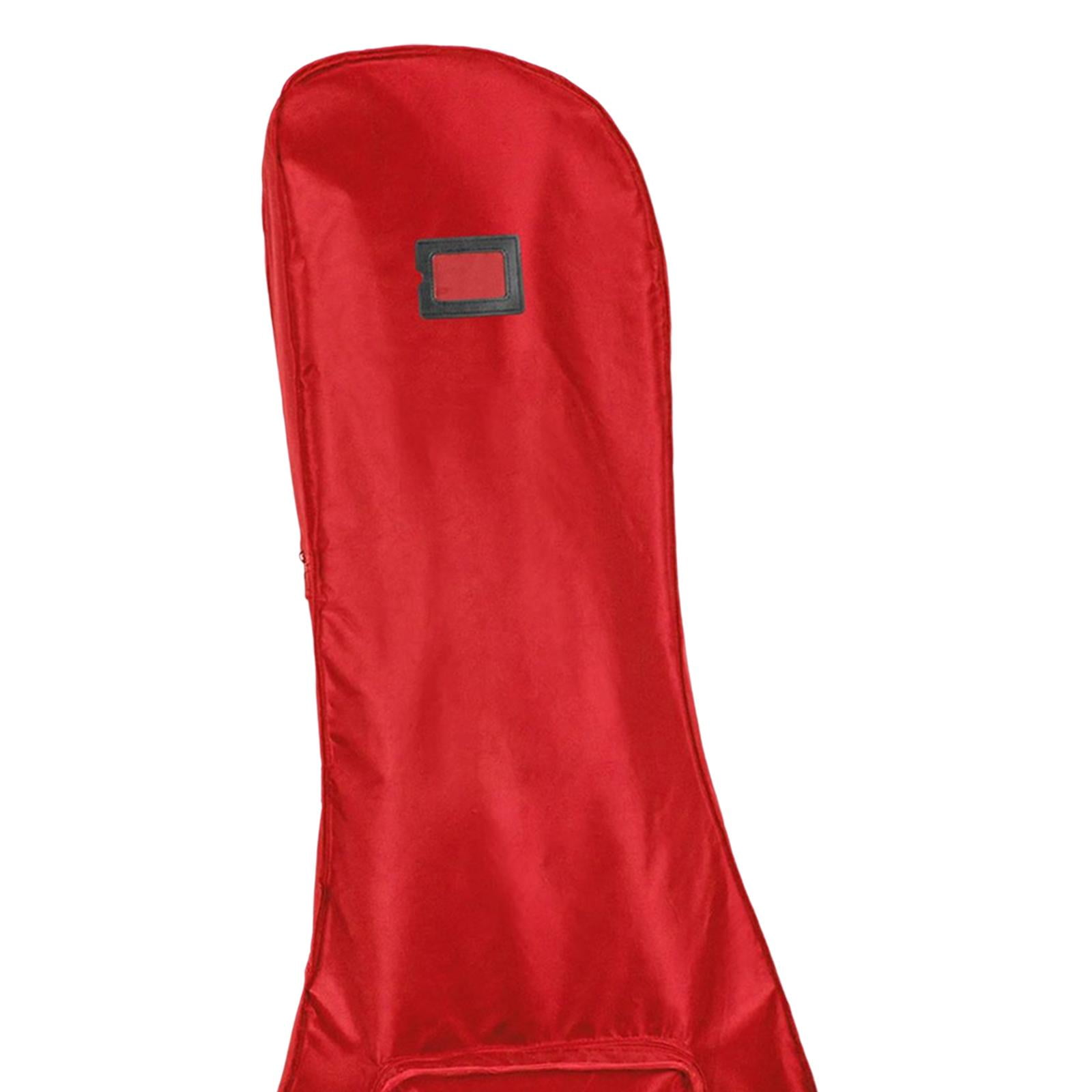 Rain Protection Cover Pouch Women Men Golfer with Handle Golf Bag Rain Cover Red