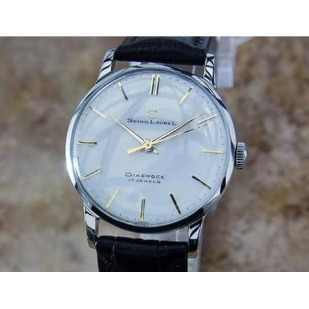Seiko Laurel 1960s Manual Made in Japan 33mm Vintage Stainless St Mens Watch