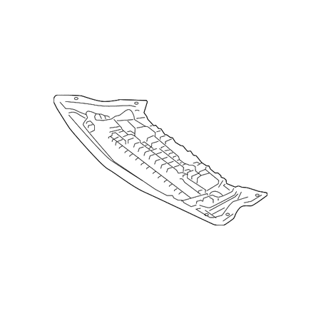 Genuine OE Mercedes-Benz Front Deflector - 212-524-11-01