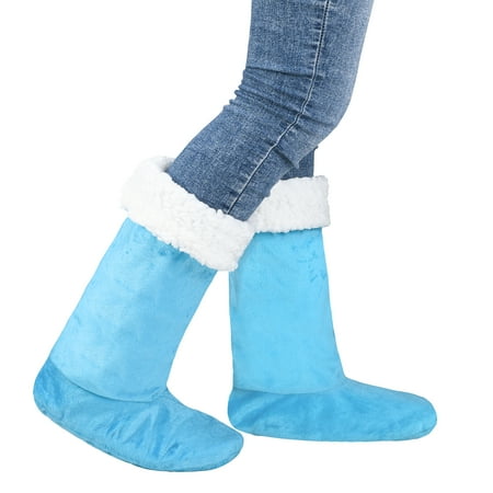 

Sherpa Slipper Socks for Women & Teen Winter Indoor Non-Skid House Booties 11 Colors