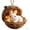 B, variant on Orangide Acrylic 2D Acorn Animal Christmas Tree Ornaments Cute Squirrel Holiday Decorations for Winter Party Favors Hanging Pendant 3.2 Inch