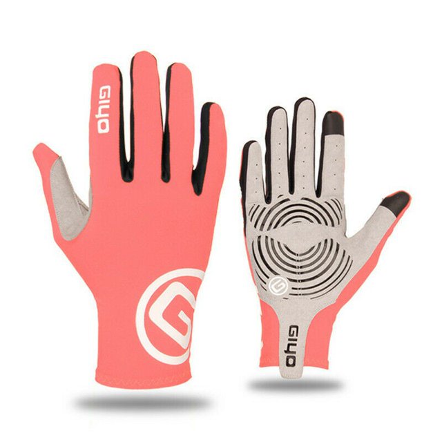Giyo Wind Breaking Ciclismo Guantes De Dedo Completo Pantalla Táctil Antideslizante Bicicleta Lycra Tela Manoplas Guante Largo 5 Colores Alta Calidad