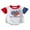 Cattle Head, variant on Wassery 4th of July Infant Baby Boys Jumpsuits Contrast Color Short Sleeve Romper Crew Neck Bodysuits 3 6 12 18 Months Newborn Girls Summer Independence Day Clothes