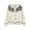 White, variant on Women's Knit Cardigans – Fair Isle Diamond Pattern Open Front Thick Coat – Fall Winter Home Comfort Sweaters (S-3XL)