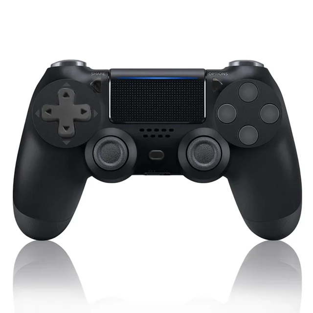 YUOY Controlador Inalámbrico Compatible con P-4/P-4 Slim/P-4 Pro, Joystick de Juego Remoto, Negro