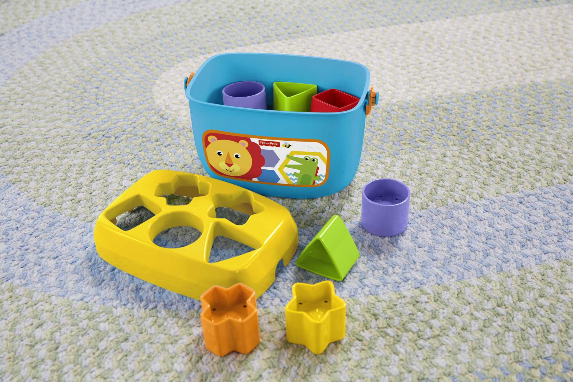 Fisher-Price Baby’s First Blocks Shape-Sorting Toy, Set of 10, for Infants 6+ Months - image 4 of 7