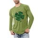 thumbnail image 1 of Blusas y camisas de manga larga con cuello redondo para hombre, deportivas, fitness, hogar, pijamas navideños estampados, camiseta de manga larga con cuello redondo, blusa de poliéster para hombre, 1 of 3