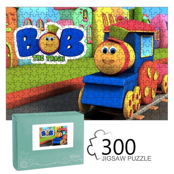 Bob the Train-themed Wooden jigsaw Puzzle for home Decoration or gift for fans friend,family.300pc
