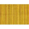 thumbnail image 1 of Ahgly Company Machine Washable Indoor Rectangle Abstract Yellow Modern Area Rugs, 6' x 9', 1 of 4