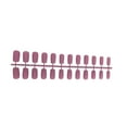 thumbnail image 1 of 1 Set Glue on Nails Medium Length Files Stick Nails Medium Length Full Cover Wraps Art Decals Artificial Beauty Tool Manicure Kit Decorations 24, 1 of 6