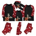 thumbnail image 1 of KOMOO Family Christmas Pjs Matching Sets Christmas Elk Long Sleeve Family Pajamas Casual Christmas Pajamas, 1 of 4