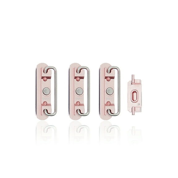 Replacement Hard Buttons (Power / Volume / Switch) Compatible For iPhone 6S (Rose Gold)