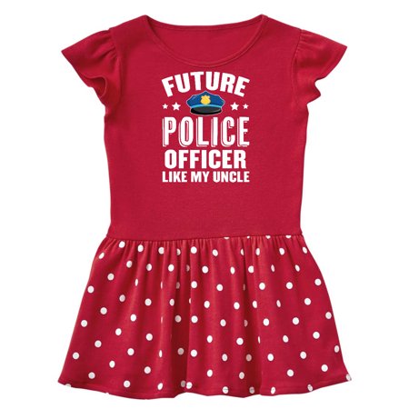

Inktastic Future Police Officer Like My Uncle Gift Baby Girl Dress