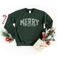 thumbnail image 6 of Merry Christmas Varsity Checkered - Sweatshirt, 6 of 9