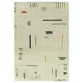 thumbnail image 2 of Carson Carrington Carson Shag Area Rug Multicolor 4'4" x 6' 4' x 6' Indoor Entryway, Kitchen, Bedroom Ivory, Sage, Off-White, 2 of 5