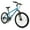 Blue, variant on Costway 20 Inch Mountain Bike for Teens Aged 8+ Years Old with Suspension Fork Black