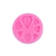 thumbnail image 1 of Yuarrent Molde de silicona para pastel con 7 rejillas en forma de corazón, reemplazo portátil, molde antiadherente para hornear Herramientas y accesorios para hornear, 1 of 6