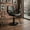 Black-2, variant on PUKNLY Hydraulic Barber Styling Chair, Heavy-Duty Salon Equipment with High-Density Sponge, PU Leather Upholstery, Smooth Height Adjustment & Chrome Base, for Beauty Salons Barber Shops Home,White
